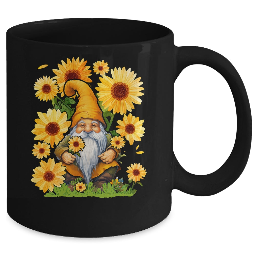 Halloween Gnomes Sunflower Autumn Pumpkin Fall Knomes Mug | teecentury
