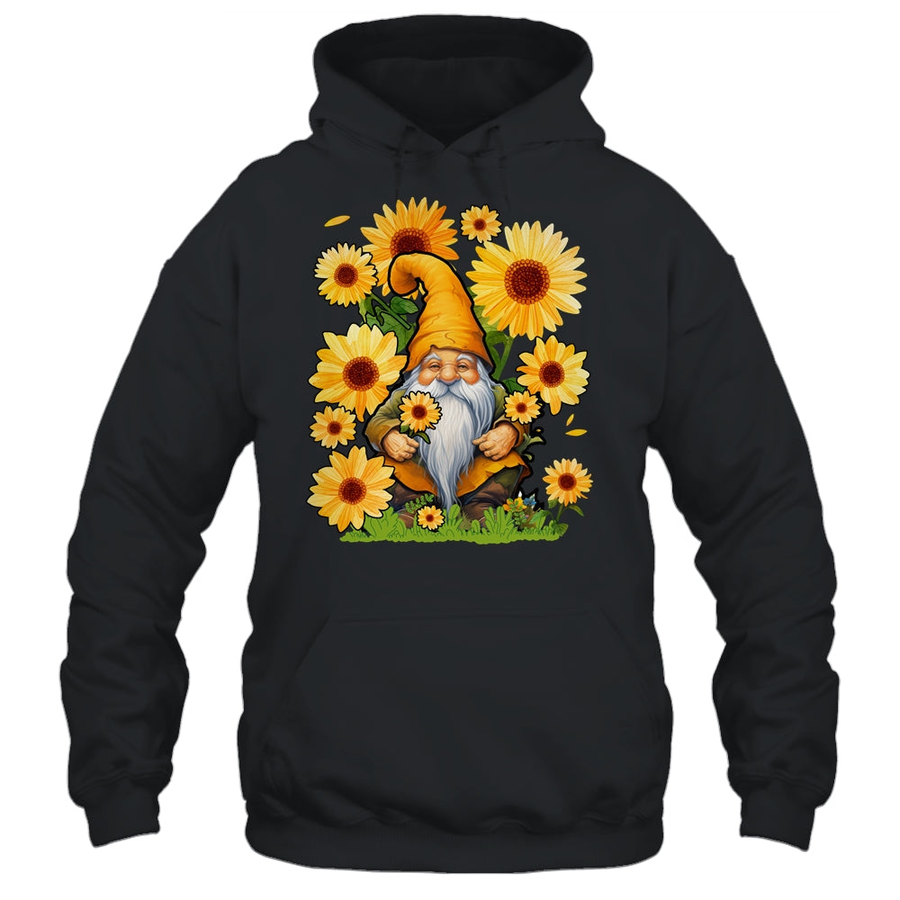 Halloween Gnomes Sunflower Autumn Pumpkin Fall Knomes Shirt & Tank Top | teecentury