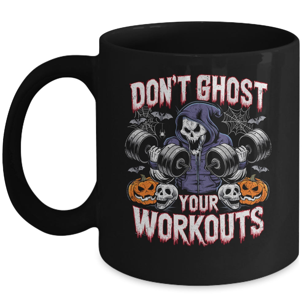 Halloween Gym Don't Ghost Your Workouts Halloween Workout Mug | teecentury