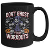 Halloween Gym Don't Ghost Your Workouts Halloween Workout Mug | teecentury