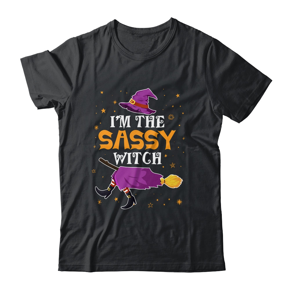 Halloween I'm The Sassy Witch Funny Costume Women Girls Shirt & Sweatshirt | teecentury
