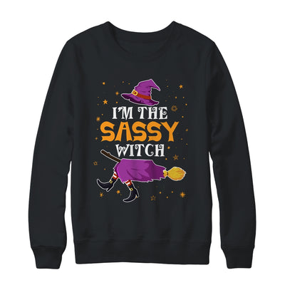 Halloween I'm The Sassy Witch Funny Costume Women Girls Shirt & Sweatshirt | teecentury