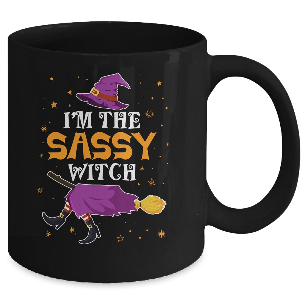 Halloween I'm The Sassy Witch Funny Costume Women Girls Mug | teecentury