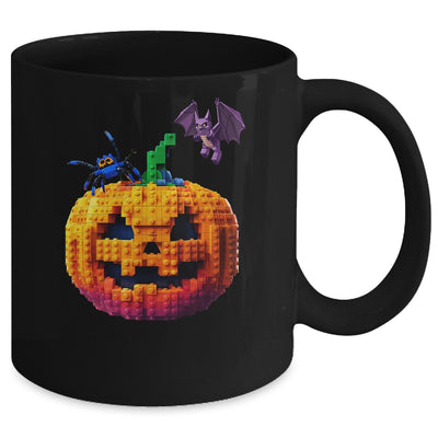 Halloween Master Builder Pumpkin Kids Building Blocks Bricks Mug | teecentury
