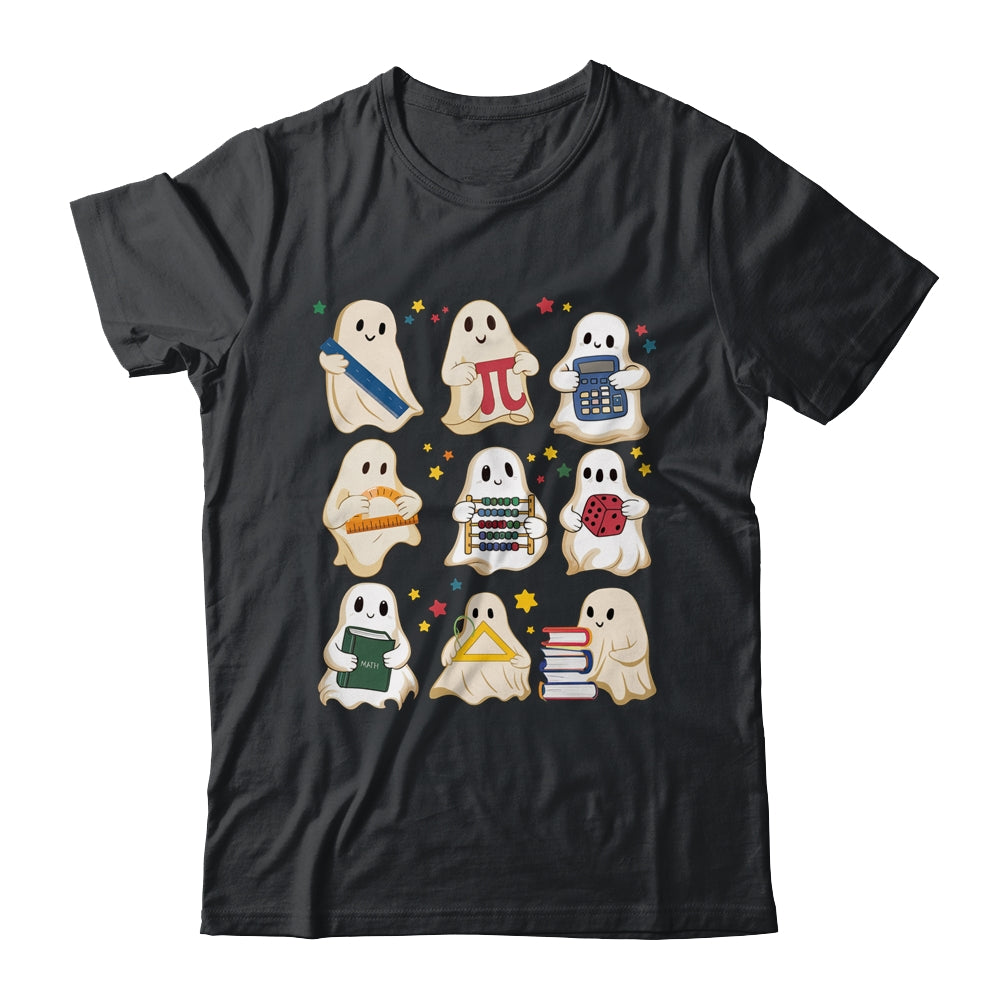 Halloween Math Teacher Cute Ghost Math Teacher Costume Shirt & Hoodie | teecentury