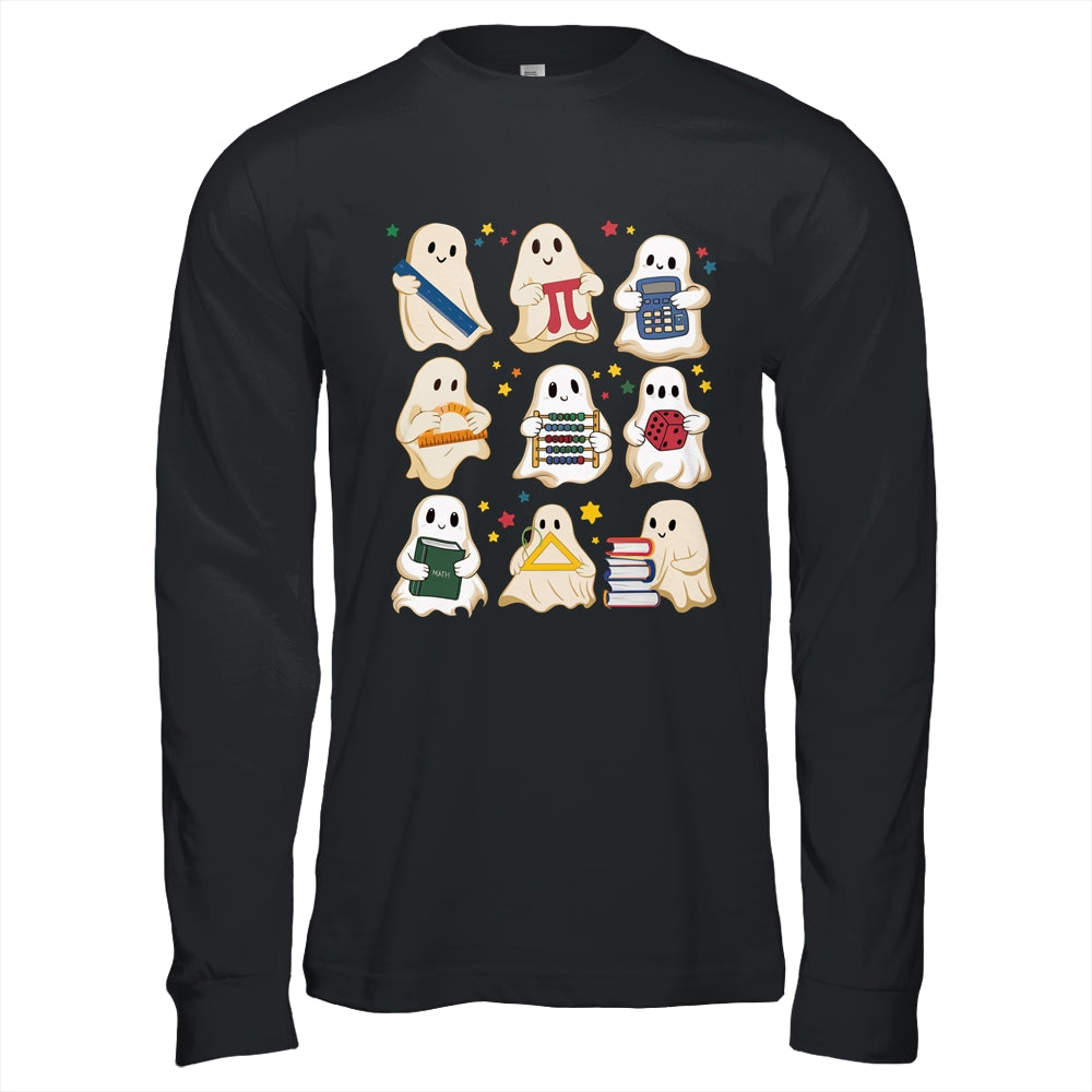Halloween Math Teacher Cute Ghost Math Teacher Costume Shirt & Hoodie | teecentury
