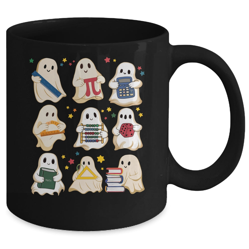 Halloween Math Teacher Cute Ghost Math Teacher Costume Mug | teecentury