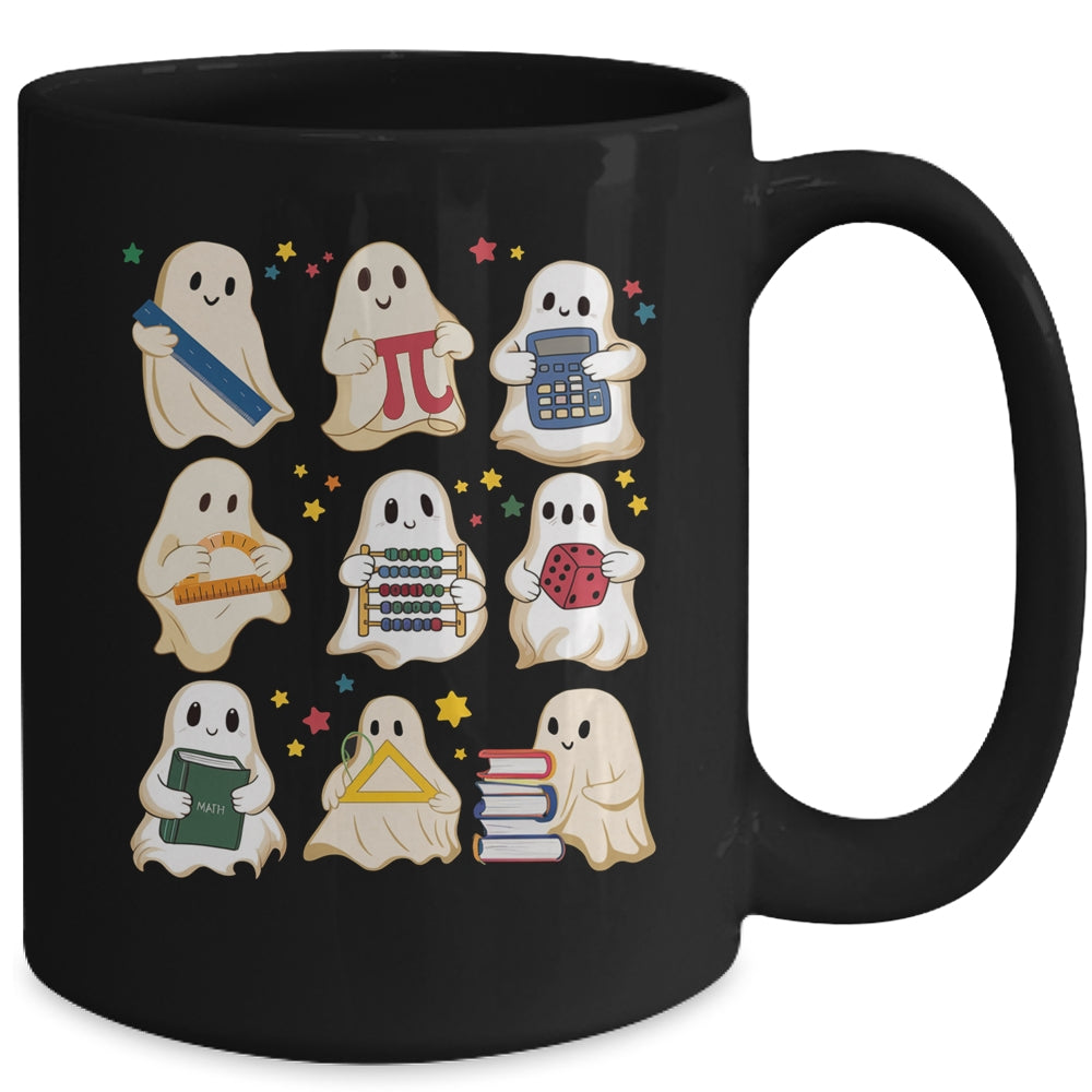 Halloween Math Teacher Cute Ghost Math Teacher Costume Mug | teecentury