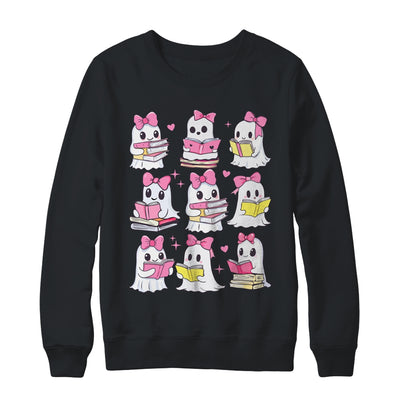 Halloween Pink Ghost Read More Books Spooky Boo Teacher Kids Shirt & Sweatshirt | teecentury