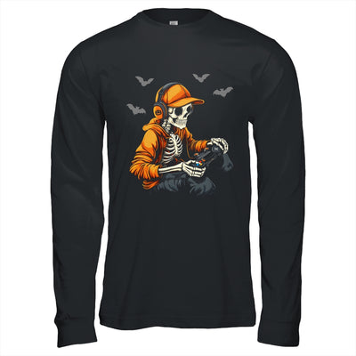 Halloween Skeleton Costume Gamer Video Gaming Boys Men Kids Shirt & Hoodie | teecentury