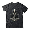Halloween Skeleton Football Player Spooky Sports Graphic Shirt & Hoodie | teecentury