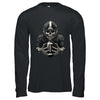 Halloween Skeleton Football Player Spooky Sports Graphic Shirt & Hoodie | teecentury
