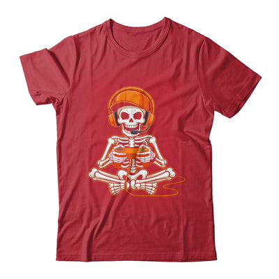 Halloween Skeleton Gamer Video Gaming Boys Men Kids Teens Shirt & Hoodie | teecentury