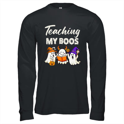 Halloween Teacher Teaching My Boos Cute Ghost Costume Funny Shirt & Hoodie | teecentury