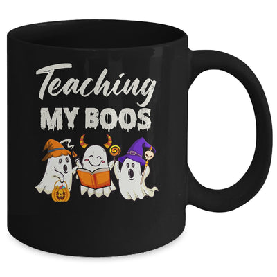 Halloween Teacher Teaching My Boos Cute Ghost Costume Funny Mug | teecentury