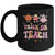 Halloween Teacher Trick Or Teach Funny Ghost Cute Pumpkin Mug | teecentury