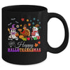 Halloween Thanksgiving Christmas Happy HalloThanksMas Kids Mug | teecentury