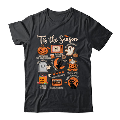 Halloween Tis The Season Spooky Witch Pumpkin Fall Retro Shirt & Sweatshirt | teecentury