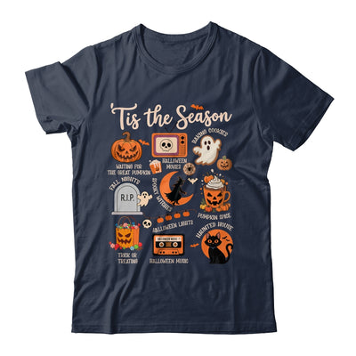 Halloween Tis The Season Spooky Witch Pumpkin Fall Retro Shirt & Sweatshirt | teecentury