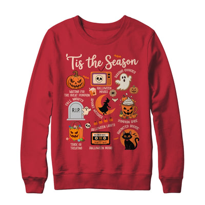 Halloween Tis The Season Spooky Witch Pumpkin Fall Retro Shirt & Sweatshirt | teecentury
