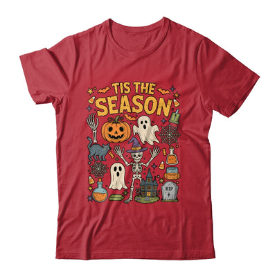 Halloween Vibes Spooky Season Pumpkin Witch Tis The Season Shirt & Hoodie | teecentury