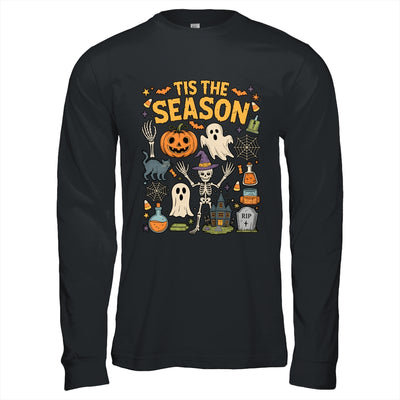 Halloween Vibes Spooky Season Pumpkin Witch Tis The Season Shirt & Hoodie | teecentury