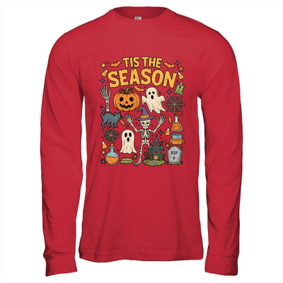 Halloween Vibes Spooky Season Pumpkin Witch Tis The Season Shirt & Hoodie | teecentury
