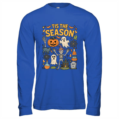 Halloween Vibes Spooky Season Pumpkin Witch Tis The Season Shirt & Hoodie | teecentury