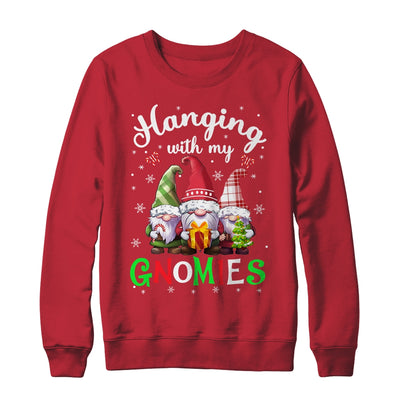 Hanging With My Gnomies Funny Gnome Friend Christmas Shirt & Sweatshirt | teecentury