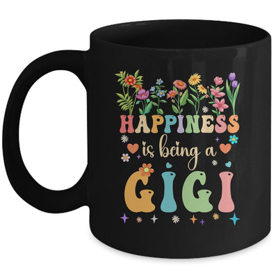 Happiness Is Being A Gigi Floral Design Gigi Mothers Day Mug | teecentury