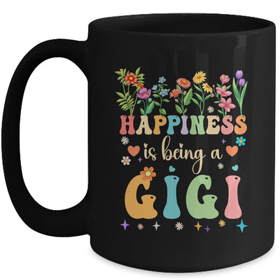 Happiness Is Being A Gigi Floral Design Gigi Mothers Day Mug | teecentury