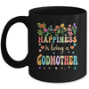 Happiness Is Being A Godmother Floral Design Godmother Mug | teecentury