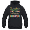 Happiness Is Being A Godmother Floral Design Godmother Shirt & Tank Top | teecentury