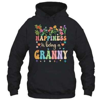 Happiness Is Being A Granny Floral Design Granny Mothers Day Shirt & Tank Top | teecentury