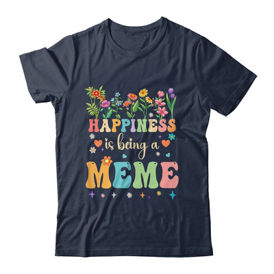 Happiness Is Being A Meme Floral Design Meme Mothers Day Shirt & Tank Top | teecentury