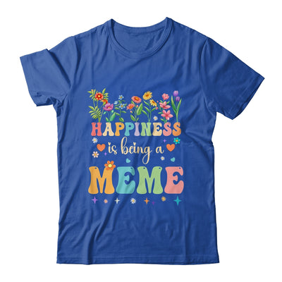 Happiness Is Being A Meme Floral Design Meme Mothers Day Shirt & Tank Top | teecentury