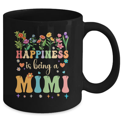 Happiness Is Being A Mimi Floral Design Mimi Mothers Day Mug | teecentury