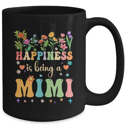 Happiness Is Being A Mimi Floral Design Mimi Mothers Day Mug | teecentury