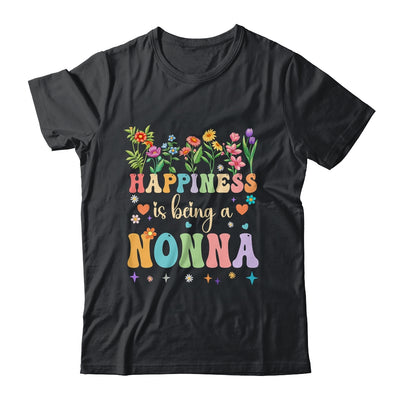 Happiness Is Being A Nonna Floral Design Nonna Mothers Day Shirt & Tank Top | teecentury