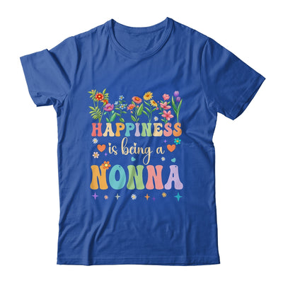 Happiness Is Being A Nonna Floral Design Nonna Mothers Day Shirt & Tank Top | teecentury