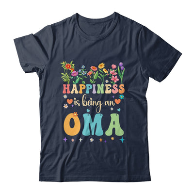 Happiness Is Being An Oma Floral Design Oma Mothers Day Shirt & Tank Top | teecentury