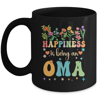 Happiness Is Being An Oma Floral Design Oma Mothers Day Mug | teecentury