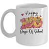 Happy 100 Day Of School Coquette Bow Pencil Teacher Mug | teecentury