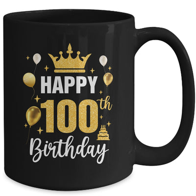 Happy 100th Birthday Idea For 100 Years Old Man And Woman Mug | teecentury