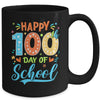 Happy 100th Day Of School 100 Days Of School Teacher Student Mug | teecentury