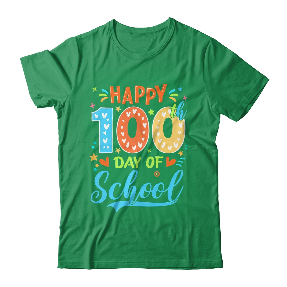 Happy 100th Day Of School 100 Days Of School Teacher Student Shirt & Hoodie | teecentury