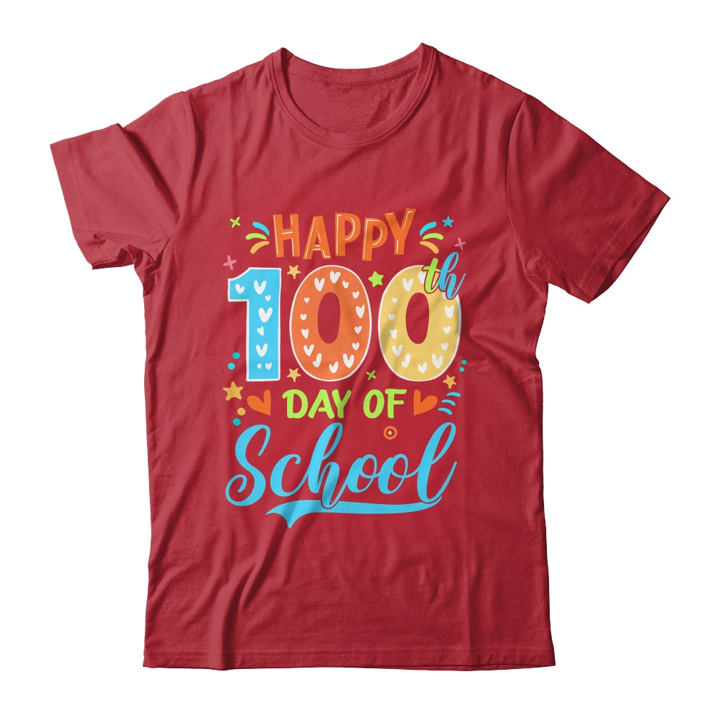 Happy 100th Day Of School 100 Days Of School Teacher Student Shirt & Hoodie | teecentury