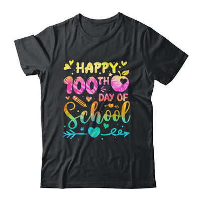 Happy 100th Day Of School Tie Dye Rainbow 100 Days Smart Shirt & Hoodie | teecentury