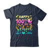 Happy 100th Day Of School Tie Dye Rainbow 100 Days Smart Shirt & Hoodie | teecentury