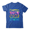 Happy 100th Day Of School Tie Dye Rainbow 100 Days Smart Shirt & Hoodie | teecentury
